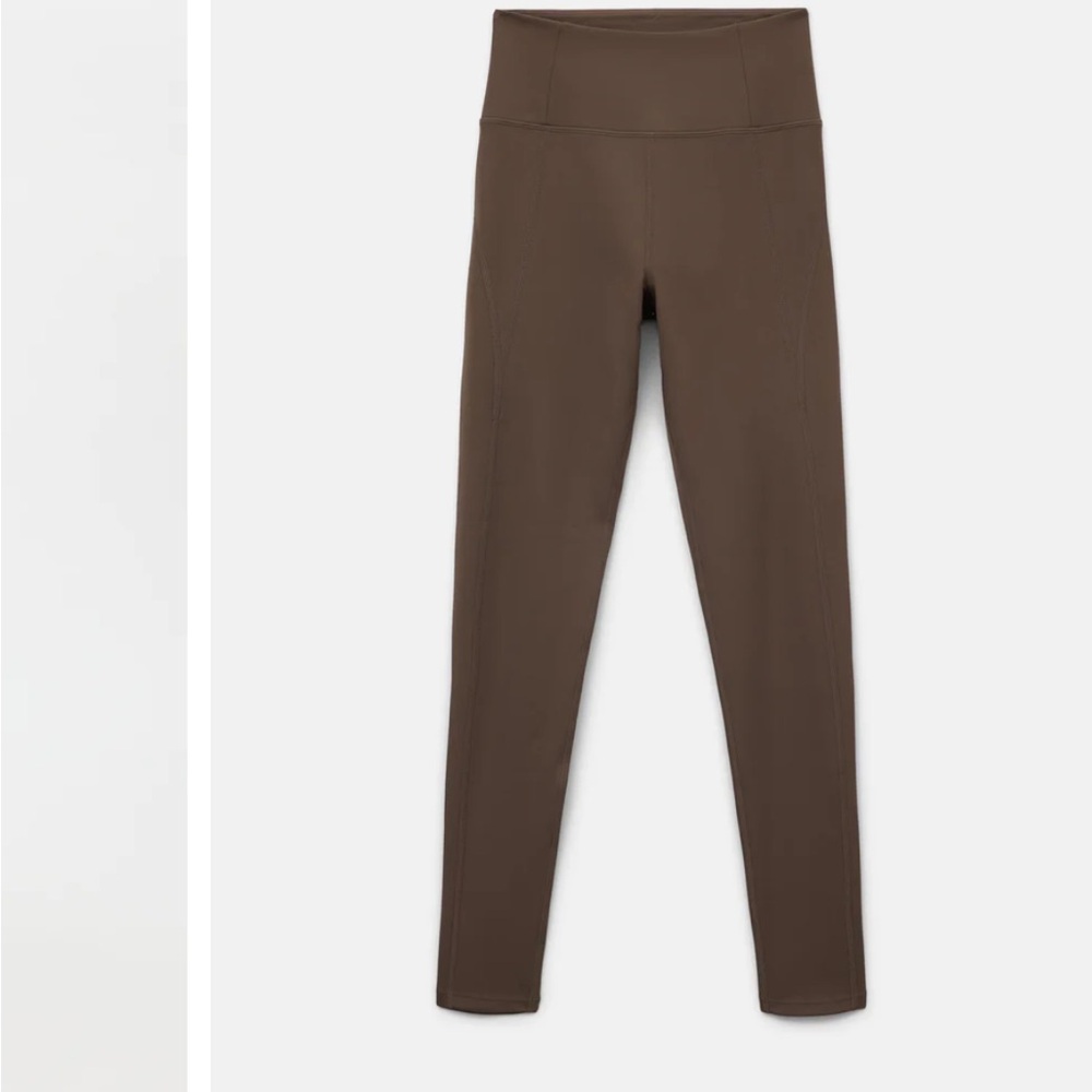 Girlfriend Collective Brown Compressive High-Rise Legging Small